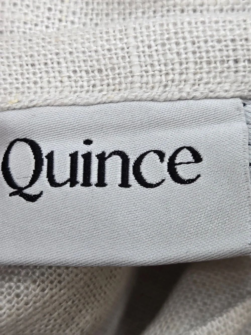 NWT QUINCE Set 2 48x96 Heavyweight European Linen Room Darkening Curtains 0096
